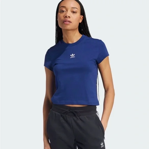 Adidas Originals Women's Essentials Slim T-Shirt XS - Picture 6 of 6